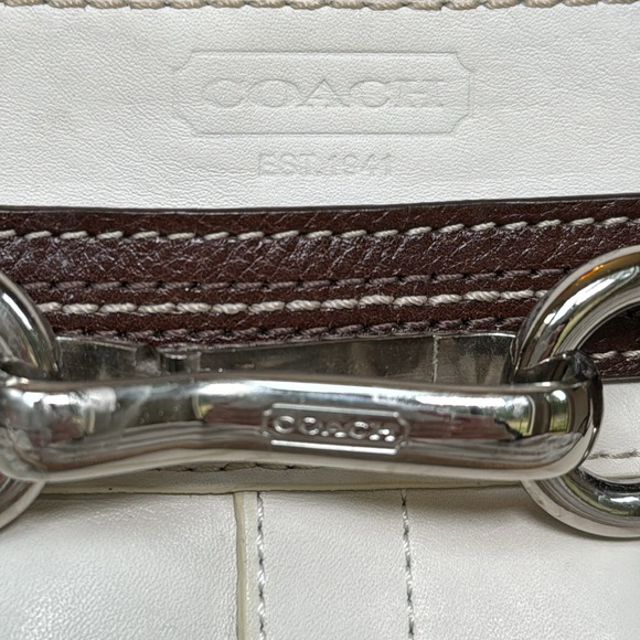 COACH Hampton Leather Satchel Soho Handbag Purse F12476 - Picture 9 of 15